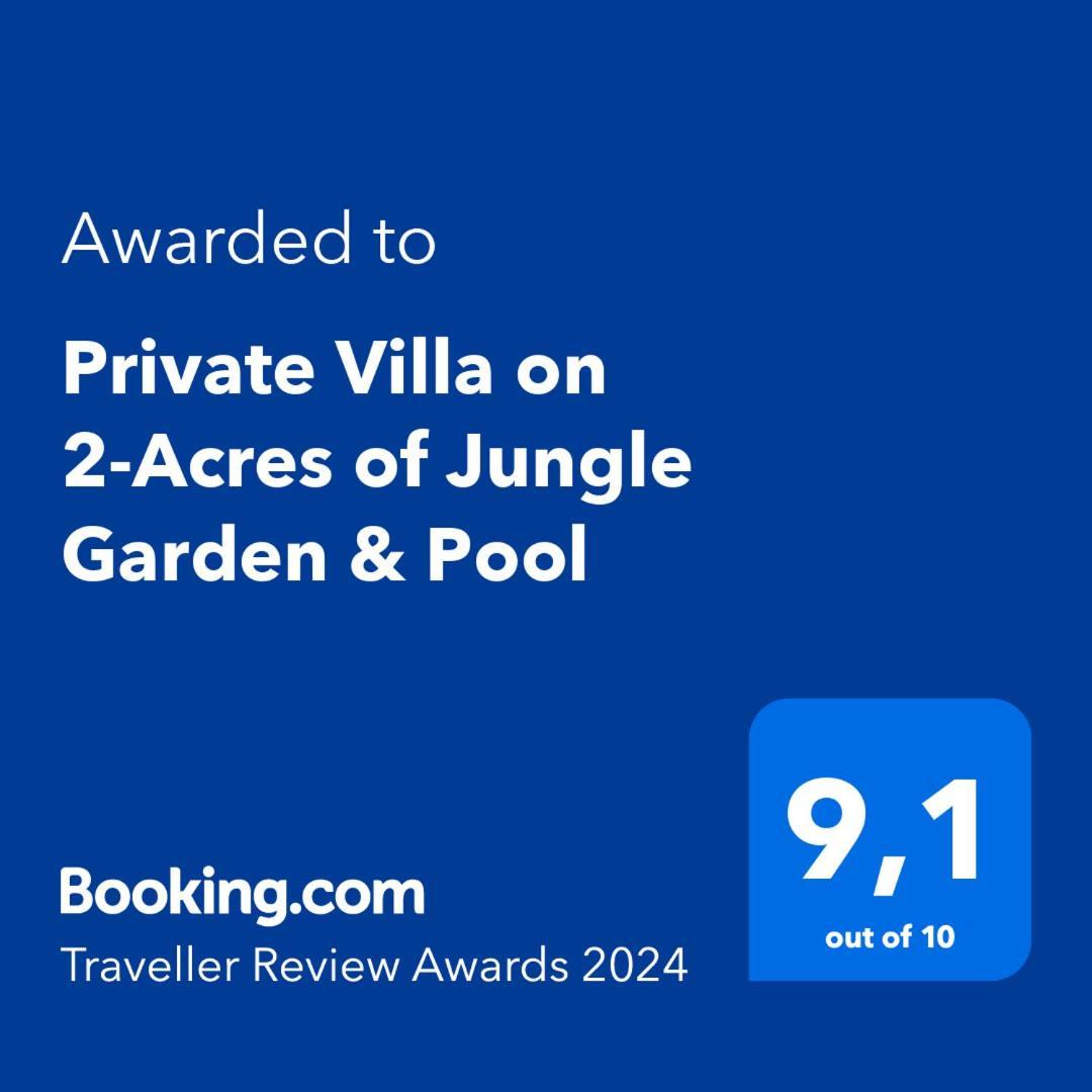 Private Villa On 2-Acres Of Jungle Garden & Pool Manzanillo  Luaran gambar